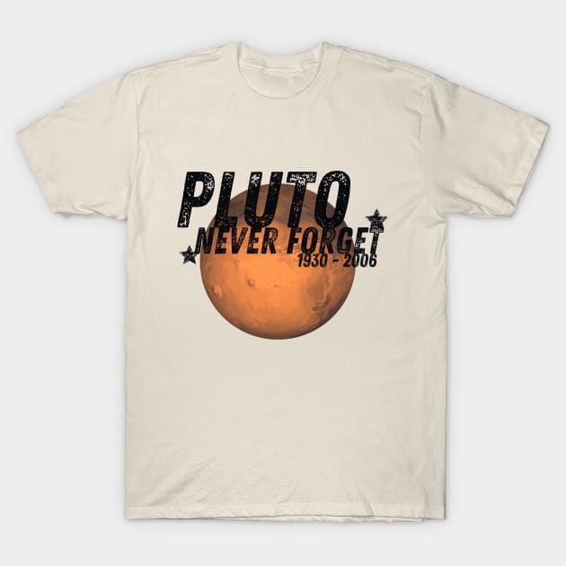 Never Forget Pluto T-Shirt by Tailor twist